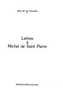 Cover for Lettres à Michel de Saint Pierre