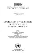 Cover for Economic integration in Europe and North America