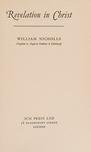 Cover for Revelation in Christ