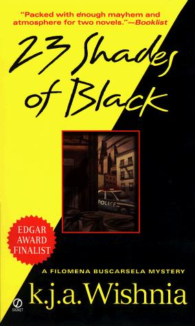 Cover for Twenty-three Shades of Black (Filomena Buscarsela Mysteries