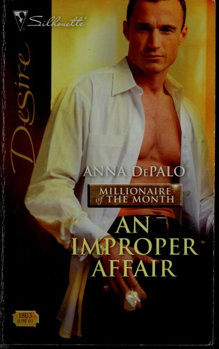 Cover for An improper affair