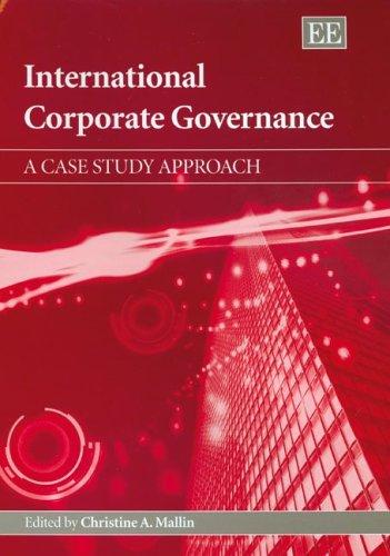 Cover for International Corporate Governance