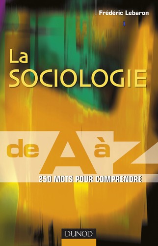 Cover for La sociologie de A a   Z
