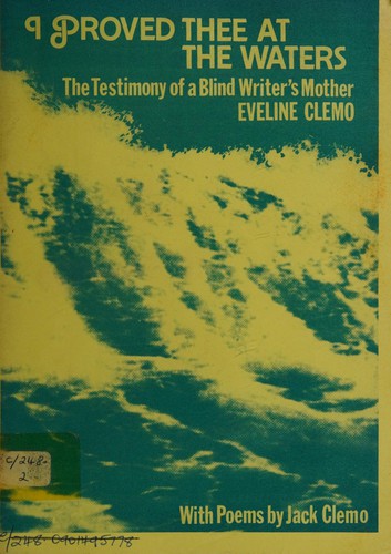 Cover for I proved thee at the waters