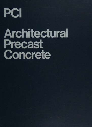 Cover for PCI Architectural Precast Concrete