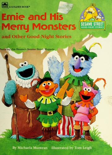 Cover for Ernie And His Merry Monsters (Sesame Street Good-Night Stories)