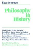 Cover for Philosophy in history