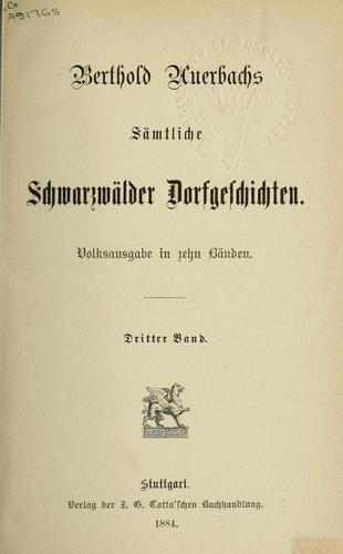 Cover for Sämtliche schwarzwälder Dorfgeschichten