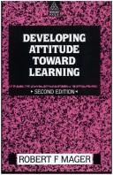 Cover for Developing Attitude Towards Learning