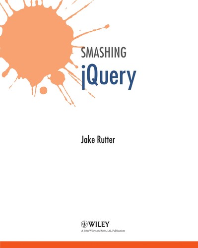Cover for Smashing jQuery