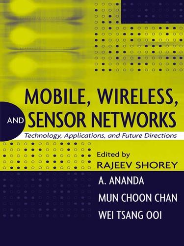 Cover for Mobile, Wireless, and Sensor Networks