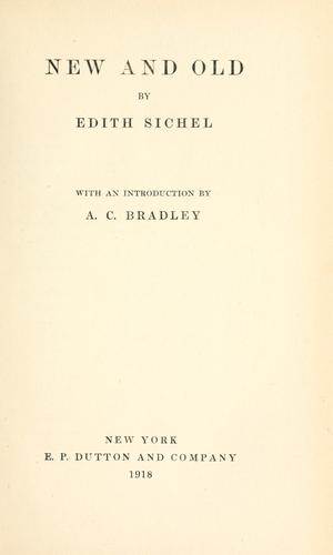 Cover for New and old