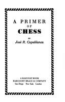 Cover for primer of chess