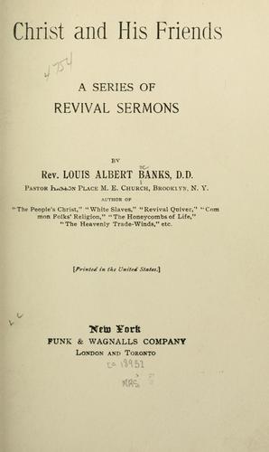 Cover for Christ and His friends
