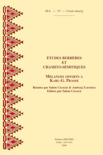 Cover for Etudes berbères et chamito-sémitiques.  Mélanges offerts à Karl-G. Prasse