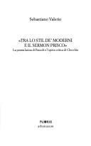Cover for Tra lo stil de' moderni e il sermon prisco