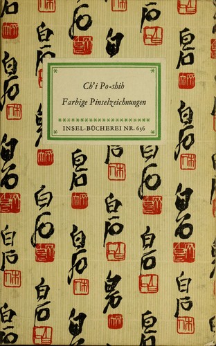Cover for Farbige Pinselzeichnungen