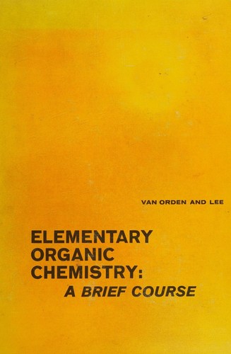 Cover for Elementary organic chemistry