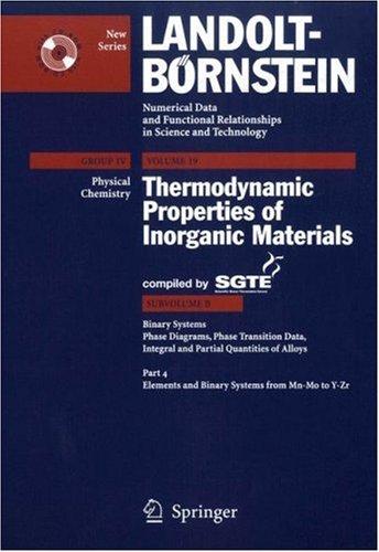 Cover for Binary Systems from Mn-Mo to Y-Zr (Numerical Data)