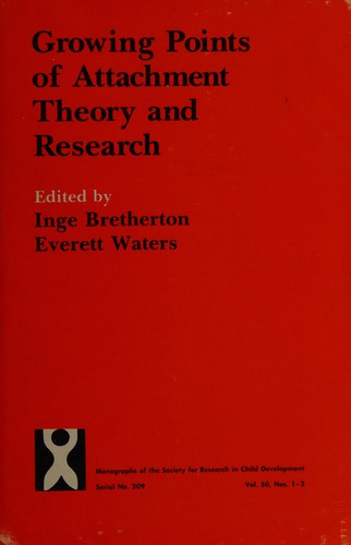 Cover for Growing points of attachment theory and research
