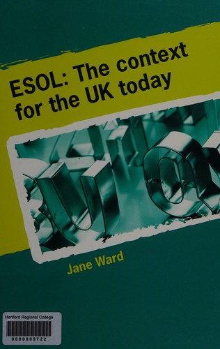Cover for ESOL - the context for the UK today