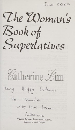 Cover for The woman's book of superlatives