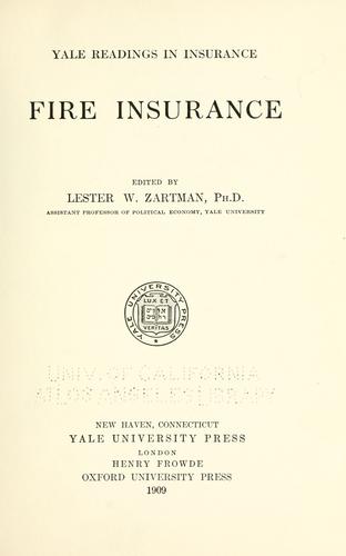 Cover for Fire insurance