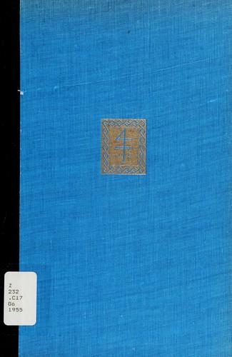 Cover for The first Cambridge Press in its European setting.