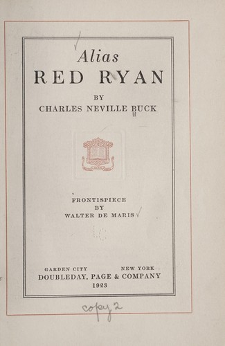 Cover for Alias Red Ryan