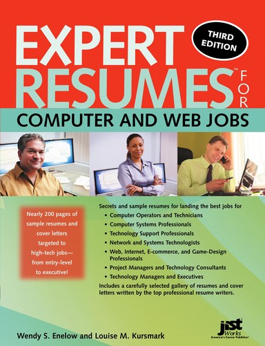 Cover for Expert resumes for computer and web jobs