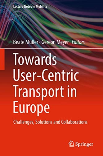 Cover for Towards User-Centric Transport in Europe