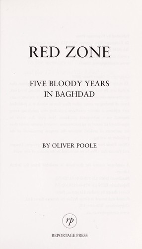 Cover for Red zone