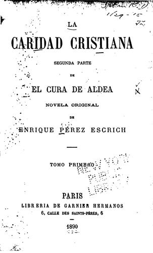 Cover for La caridad cristiana