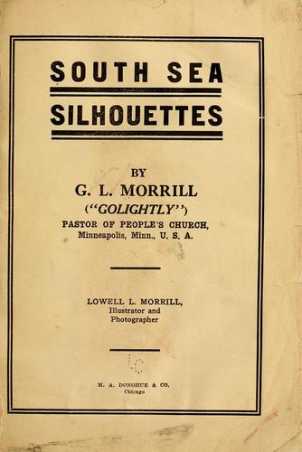 Cover for South Sea silhouettes