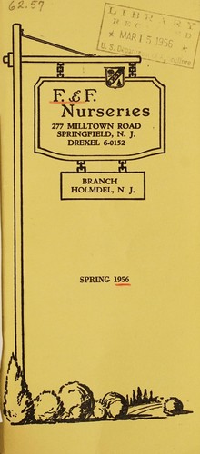 Cover for Spring 1956