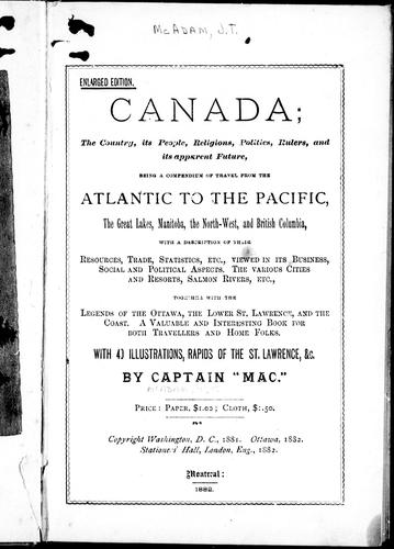 Cover for Canada