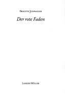 Cover for Der rote Faden