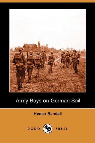 Cover for Army Boys on German Soil (Dodo Press)