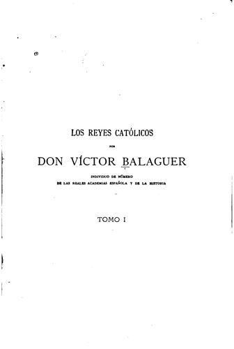 Cover for Los reyes católicos