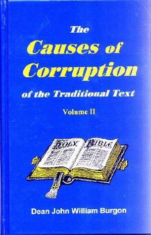 Cover for Causes of Corruption of the Traditional Text of the Holy Gospels