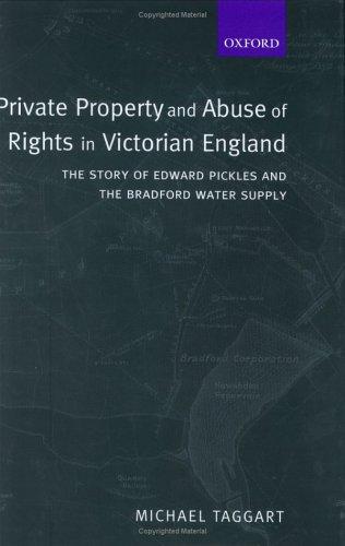 Cover for Private property and abuse of rights in Victorian England