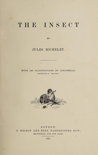 Cover for L' insecte