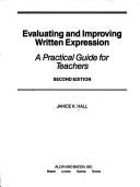 Cover for Evaluating and improving written expression