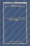 Cover for La retorica della diplomazia nella Grecia antica e a Bisanzio