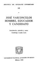 Cover for José Vasconcelos