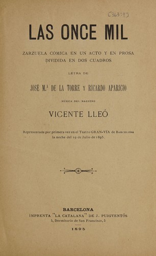 Cover for Las once mil