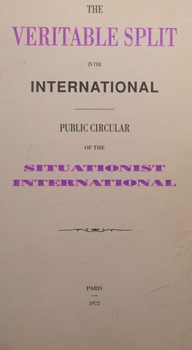 Cover for Veritable Split in the International