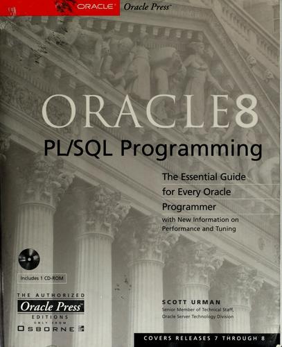 Cover for Oracle8 PL/SQL programming