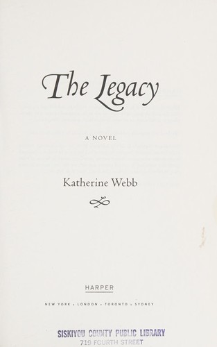 Cover for The legacy
