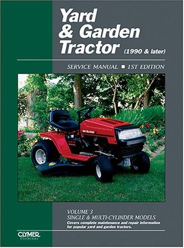 Cover for Yard & Garden Tractor Service Manual: 1990 & Later 